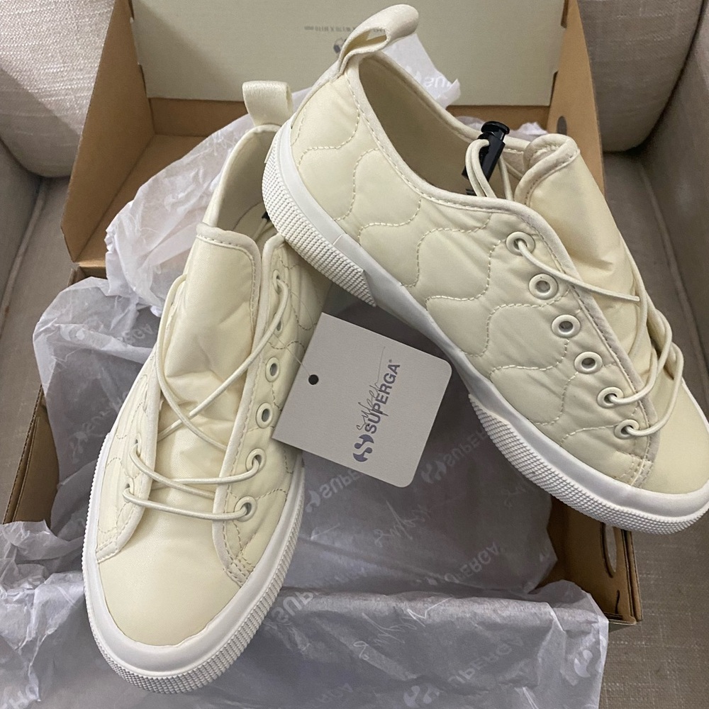 NEW Superga 2625 Tank Quilted Nylon Sneakers Women